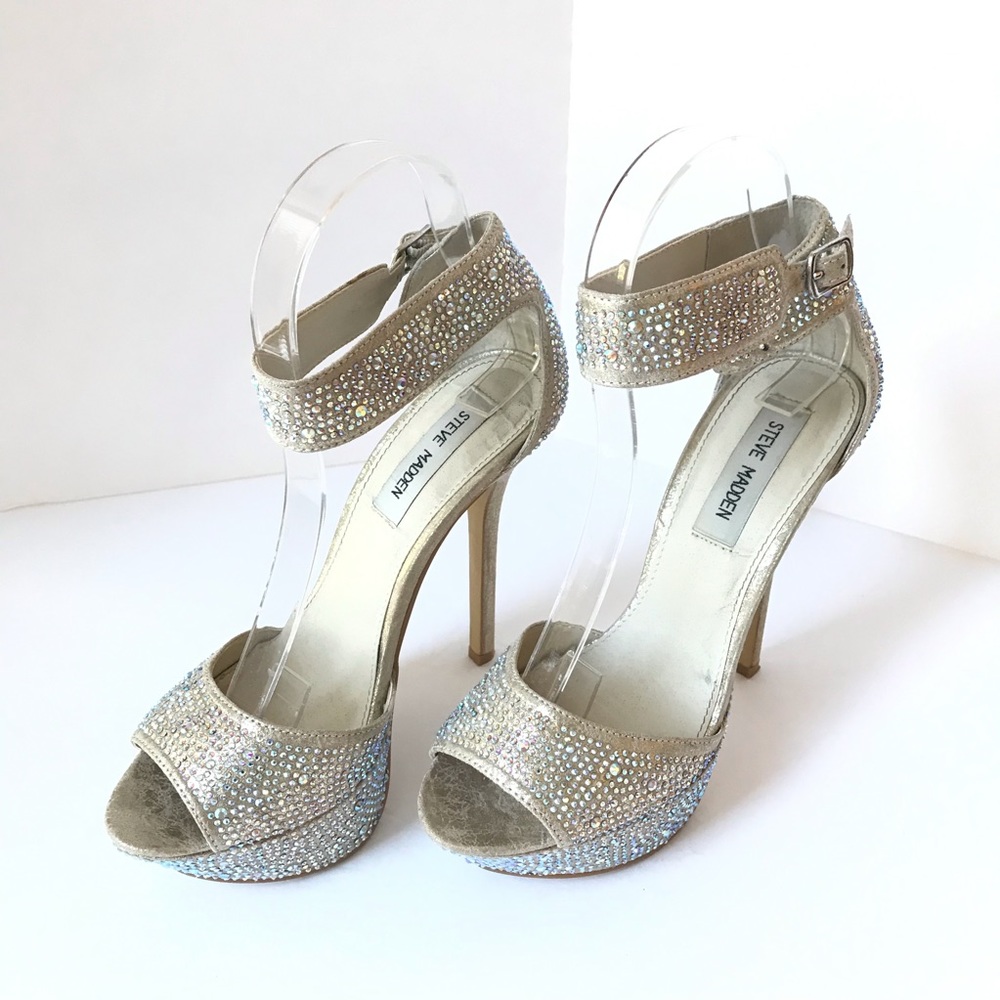 Steve Madden Blush Carriie Platform Heels